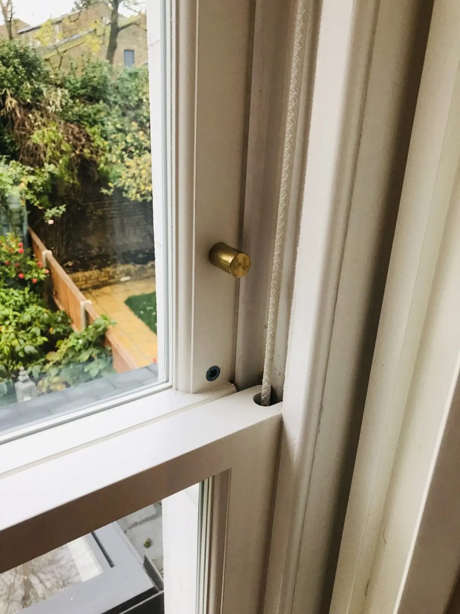 Sash window draught-proofing completed by Stile