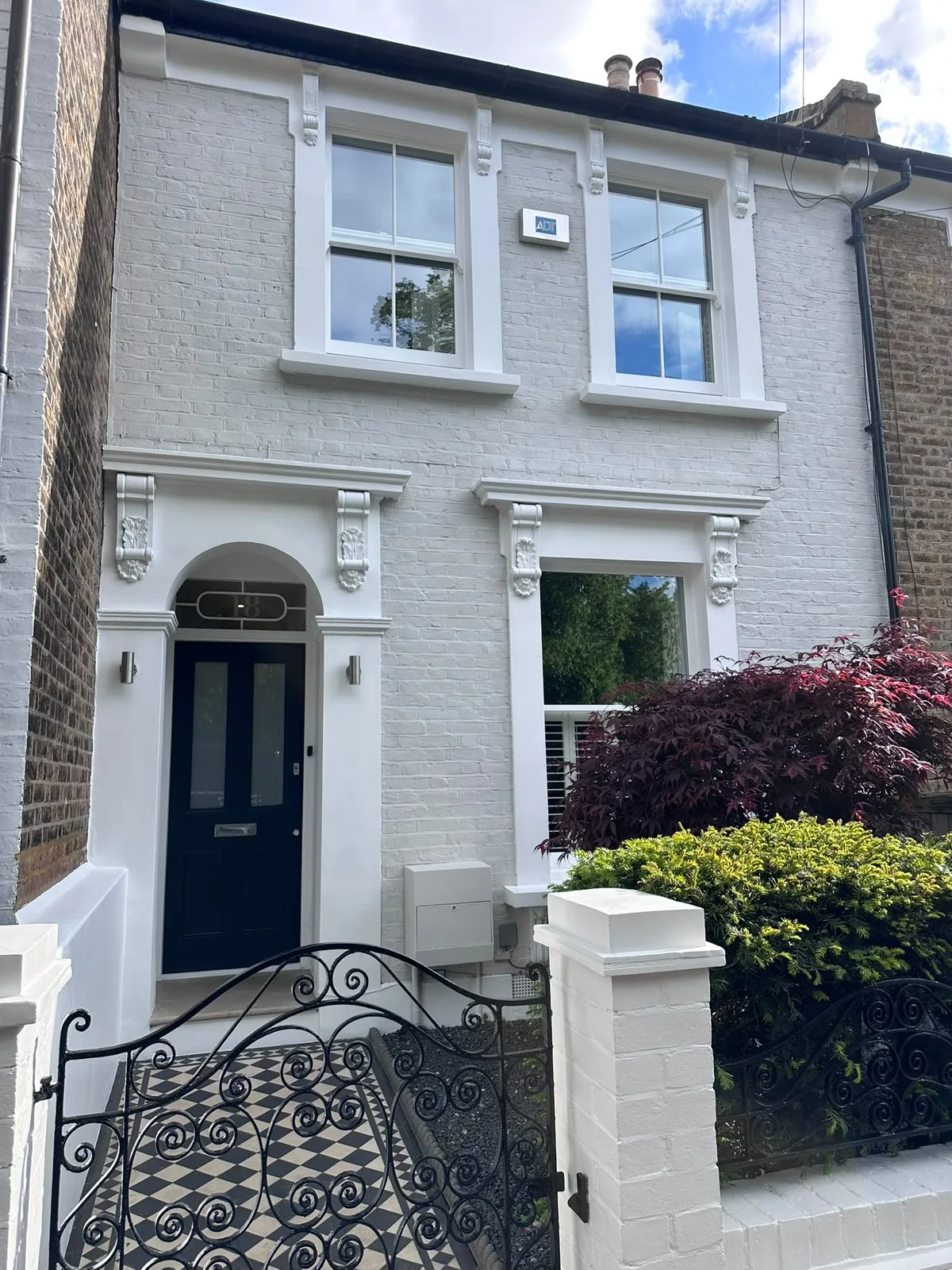 Replacement sash windows example relevant to Virginia Water